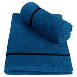 Story@Home Hand Towel Set of 2 | 400 GSM Cotton Towels | Color : Navy Blue | Quick Dry Hand Towel for Gym | Ultra Soft & Absorbent for Kitchen Towels | Lightweight Small Towels for Face and Hand