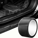 Universal Car Door Edge Guard Door Sill Protector, Automotive Anti-Collision Strip for Car Door Edge/Front and Rear Bumper/Door Sill Protector, Fits for Most Car, Black (2.7In x 33Ft)