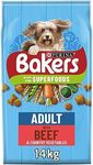 Bakers Adult Dog Beef & Veg Dry Food 14kg