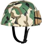 Boland Children's Military Helmet, Camouflage, Army Helmet, Adjustable Strap, Soldier, Army Fancy Dress Accessory, Headwear, Hat, For Kids, Boys, Girls, One Size (One Size)