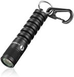 LED Small Flashlight Torch Keyring,LUMINTOP EDC01 Keychain Torch, 120 lumens Pocket Flashlight EDC,36 Hours Long Lasting,3 Modes,IPX8 Waterproof,AAA Battery Mini Torches for Indoor and Outdoor