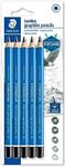 Staedtler PENCILS DRAWING MARS LUMOGRAPH JUMBO SET OF 5