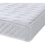 eXtreme comfort ltd The Diamond Wave White Cooltouch Core Comfortable Conventional 9" Deep Spring Mattress (3ft by 6ft3 Standard UK Single)