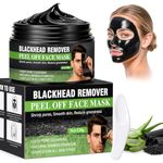 Blackhead Remover, 120g Peel Off Face Masks with Activated Charcoal for Deep Cleansing, Blackheads, Dirt and Acne Removal, Pore Purification and Oil Control, Suitable for Men and Women
