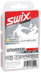 Swix Kids' Universal Ski/Snowboard Glide Wax, 60g or 180g, White, 60 Grams