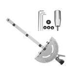 Mitre Gauge Table Saw,maxant Table Gauge 450mm Precision Miter Gauge with 60 Degree Angled Ends Router Table Saw Gauge Woodworking Tools DIY Accessiories for Table Saw,Band Saw,Router Table