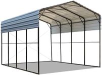 MELLCOM 14x20 FT RV Metal Carport,Heavy Duty Carport Canopy with Galvanized Metal Roof and Frame for 2 Car, RV, Boat and Tractors