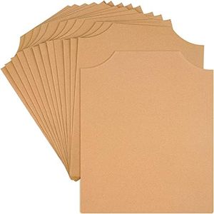 Shirt Cardboard 16 x 13in Brown Kraft Corrugated Pads DIY Art Supplies for Spray Paint Acrylic Painting T-Shirts DIY Decor and Crafts (12 Pieces)