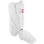 Cienfy Batter’s Baseball Leg Guard with Adjustable Straps - for Youth and Adult (White S)