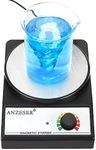 ANZESER Magnetic Stirrer Magnetic Stir Plate 3000RPM Lab Stirrers with Stir Bar Max Stirring Capacity 3000mL Magnetic Mixer (No Heating)