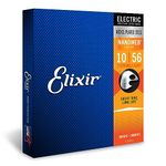 Elixir 12057 Strings 7-String Electric Guitar Strings w NANOWEB Coating, Light (.010-.056)