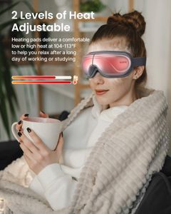 RENPHO Eyeris 2 Eye Massager – Heat & Vibration for Relaxation