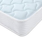 Good Nite Double Mattress 4FT6 Spring Mattress with 5mm Memory Foam Medium Hardness 7 Inch Deep（135x 190 x 18cm）