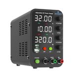 Jesverty DC Power Supply Variable, 0-30V 0-10A Switching Bench Power Supply with 20W USB & Type-C Quick-Charge, Encoder Corase & Fine Adjustment Knob, Output Switch, 4-Digit LED Display - SPS-3010V