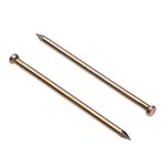 Panel Pins Finishing Nails Veneer Pins (Pack of 500) Yellow Zinc Plated Nail Galvanized Heavy Duty for DIY and Crafts Home Decor Woodwork Furniture Construction Size: Length 25mm Nail Diameter 1.4mm.