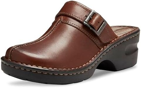 Eastland Women's Mae Clog, Brown, 9 W US