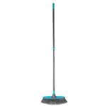 Beldray LA071199UFFEU7 Anti-bac Extendable Broom – Sweeping Brush with Soft Non-Scratch Bristles, 1.2 Metre Telescopic Handle, Treated with Anti-Bacterial Protection, Suitable for Most Hard Flooring