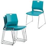 FULONG Blue Stacking Chairs Set of 