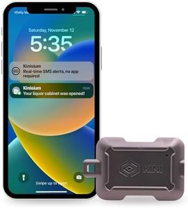 Kinisium Home Security System: Wireless Motion Sensor with Real-Time SMS Alerts, WiFi Enabled for Apartment, Home, and Renter; Smart Motion Detection, Ideal for Gun Safe, and Pistol Storage Vaults