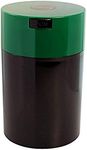 Tightpac America Coffeevac CFVG Sealed Storage Container, Green Top/Black Body, 1.85-Liter/1.6-Quart
