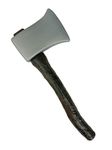 BookMyCostume Farmer Axe Unbreakable Plastic Kulhadi Fancy Dress Costume Accessory for Halloween - Brown/Silver