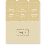 Dekali Designs 4x6 Recipe Card Dividers With Tabs | Set of 24 Recipe Box Dividers on Thick Cardstock + Cooking Measurement Conversion Chart Card