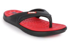 ACTION Men Black Red Slipper HRAN0024BKRD07