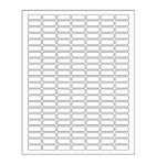 White Rectangular Labels + Bonus Color Labels - Value Pack - White Coding Labels Produce Excellent Results with Standard Laser Printer-Template Included! 1138 Pack