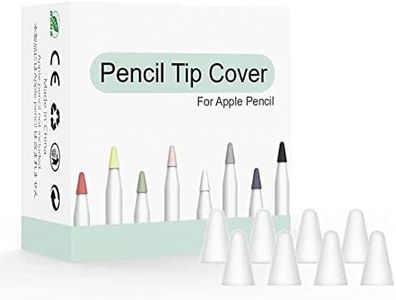 DGBAY 8 Pack Touchscreen Silicone Pencil Nib/Tip Protector Cap Compatible for Apple Pencil 1st/2nd,Pencil Tip Replacement Cover (Clear)