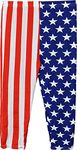 Kentex Online Girls USA Flag Legging Viscose Fabric Elasticated Waist (22 (3 Years), USA Flag)