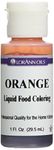 Lorann Oils Liquid Food Color, 1 oz, Orange