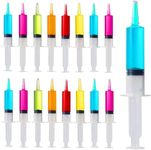 THE TWIDDLERS 100 Large Shot Syringes 60ml, Reusable Double Shot Glasses for Jello Jelly Cocktails, 18cm / 7" - Perfect for Christmas, Halloween, Birthday Party - Food Safe