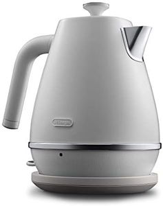 De'Longhi Distinta Moments Electric Kettle KBIN2001W, 1.7L Capacity, 360-Degree Swivel Base, White