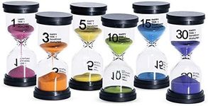 Sand Timer 6 Colors Hourglass 1/3/5