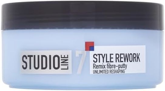 L'Oreal Paris Studio Line Remix Fibre Putty, Texturised Effect Styling Putty That Does Not Harden and Can Be Reworked and Remoulded for Short Styles Throughout the Day, Remix Fibre Putty, 150ml