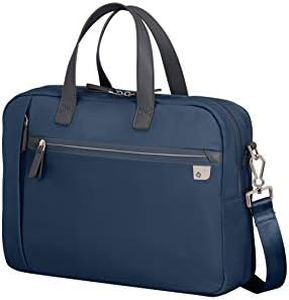 Samsonite Eco Wave - Laptoptasche, Borsa Portadocumenti Per Computer Portatile Donna, Blue) (Midnight, 15.6 39 cm-15.5 L