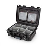 NANUK-R 915 Pro Photo Kit - Waterproof Hard Case with Lid Organizer and Padded Divider - Go Green and Minimize Your Carbon Footprint (Black)