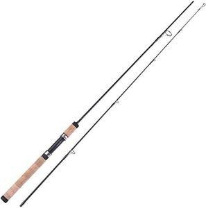 Sougayilang Fishing Rods Graphite Lightweight Ultra Light Trout Rods 2 Pieces Cork Handle Crappie Spinning Fishing Rod(7'0'')