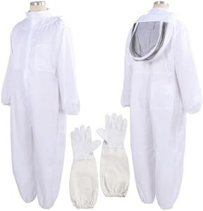 Gugxiom Costume d'apiculteur pour femmes et hommes - Combinaison d'apiculture professionnelle avec gants et cagoule ventilée - Combinaison d'abeille pour apiculteurs professionnels et débutants (XXL)