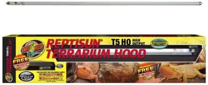 DBDPet 's Bundle with Zoomed Reptisun T5 Hood with 5.0 UV-B Bulb 24" - Includes Pro-Tip Guide
