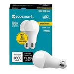 (8-Pack) Ecosmart LED Dimmable Daylight Light Bulb (100w Bright White)