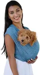 Pet K'tan Dog Sling Carrier: Hands Free for Small & Medium Dogs - #1 Pet Travel Accessory & Gift -Bond with New Puppy- Safe Durable Soft-Hands Free - Cats & Small Animals Anti-Anxiety-Sized for Human