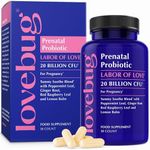 Lovebug Prenatal Probiotic | Helps with Morning Sickness, Nausea, Heartburn & Digestion | Helps Baby Microbiome | Multi Strain 20 Billion CFU | 30 Capsules