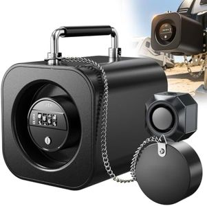 KYX 4-Digit Combination Trailer Lock with Alarm, Fits 2" & 2-5/16" Couplers