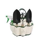 Pure Garden 75-08002 8-Piece Garden Tool and Tote Set