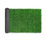 Griclner Artificial Grass Lawn Turf 7 FT x 12 FT(84 Square FT) Realistic Synthetic Grass Mat, Backyard Patio Balcony, Drainage Holes & Rubber Backing,Indoor Outdoor,DIY Decorations for Fence Backdrop