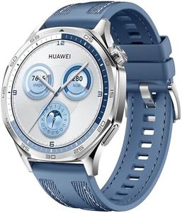 HUAWEI WATCH GT 5 46mm Smartwatch, Sharp-Edged Design, All-new Running and Cycling Sports, Health Tracking, up to 14 Days Battery Life, Compatible with iOS and Android, Blue
