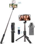 BARGAIN4ALL Selfie Stick Tripod with Remote Control, 3 in 1 Mini Extendable Stick with Wireless Remote and Tripod Stand 360° Rotation for iPhone/Samsung/Huawei Android Smartphones