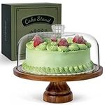 ANBOXIT Cake Stand with Dome Lid, A