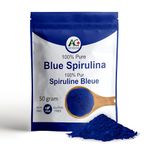 AimGrow Blue Spirulina, Antioxidant Rich Blue Spirulina Powder, Non-GMO and Gluten-Free, 50 grams